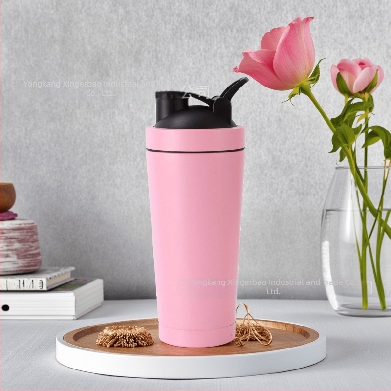 750 ml rozsdamentes acél fehérje shaker, szigetelt, nagy kapacitású edzéshez
