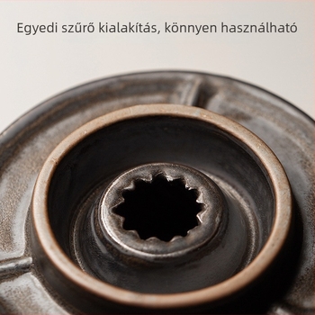 Otthoni pour-over kávés készlet kerámiakupával és szűrővel japán stílusban