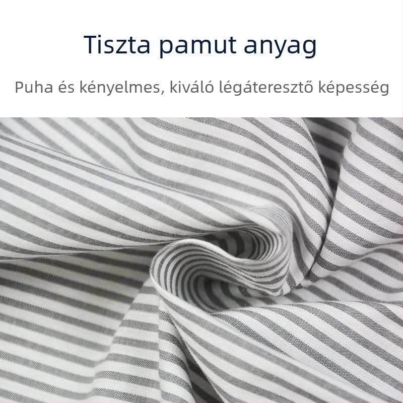 Férfiaknak nagy méretű pamut boxeralsó, laza szabású, éjszakai és otthoni viseletre