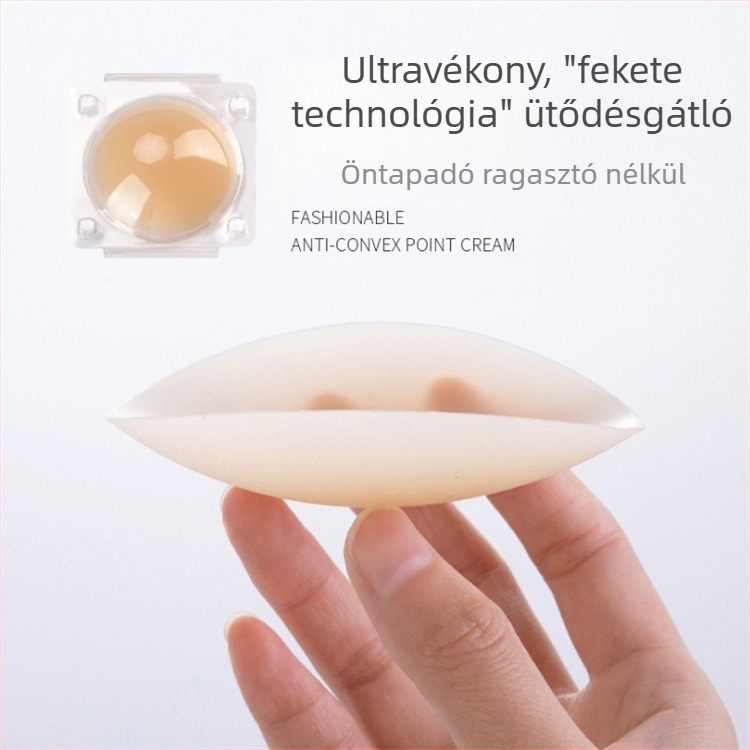 Vékony szilikon öntapadó mell-tapaszok, légáteresztő mellbimbóvédők, anti-bulge védelem