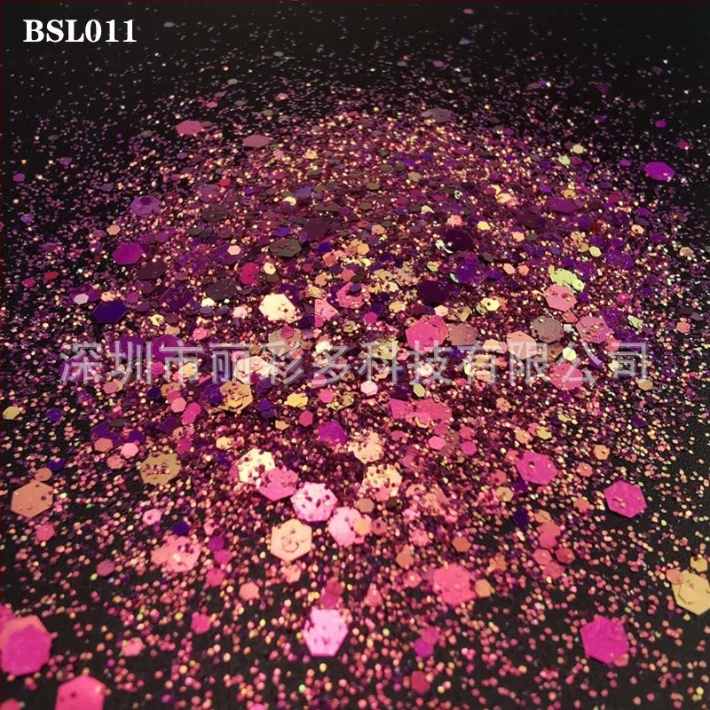 50 g színváltó kaméleon glitter körömre, PET csillámpor, epoxis körömlakk glitter
