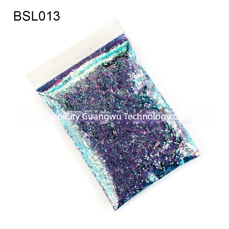 50 g színváltó kaméleon glitter körömre, PET csillámpor, epoxis körömlakk glitter