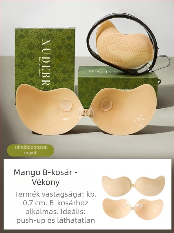 Bonas mangó formájú mellpadok nőknek, kis mellszerkezet vizuális dúsítása, vékony nyári stílus, melltartó nélkül, push-up és lifting párnák