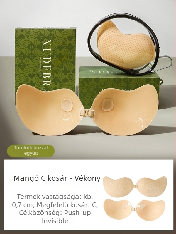 Bonas mangó formájú mellpadok nőknek, kis mellszerkezet vizuális dúsítása, vékony nyári stílus, melltartó nélkül, push-up és lifting párnák