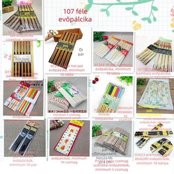 107-es kategóriájú evőpálcák, otthoni használatra, csúszásmentes, penészálló, hőálló, torzításmentes, étkezési készlet