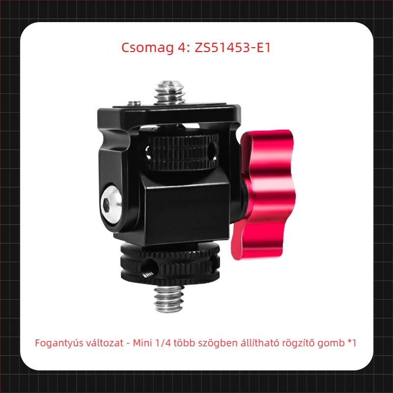 Állandó csillapítású csiga-gimbal DJI Osmo 360-hoz, tartó 1/4''-1/4'' menetes