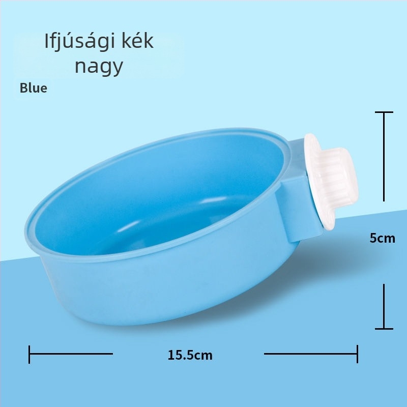 Rozsdamentes acélból készült háziállat tál — egyetlen tál ételnek és víznek macskáknak és kutyáknak, függő vagy rögzített tartóval.