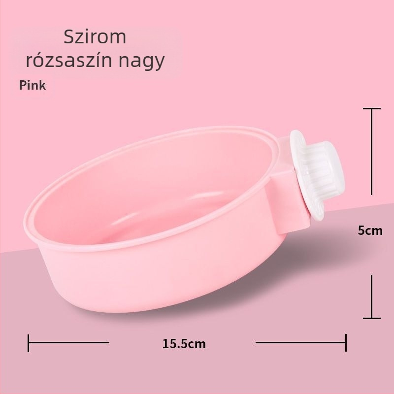 Rozsdamentes acélból készült háziállat tál — egyetlen tál ételnek és víznek macskáknak és kutyáknak, függő vagy rögzített tartóval.