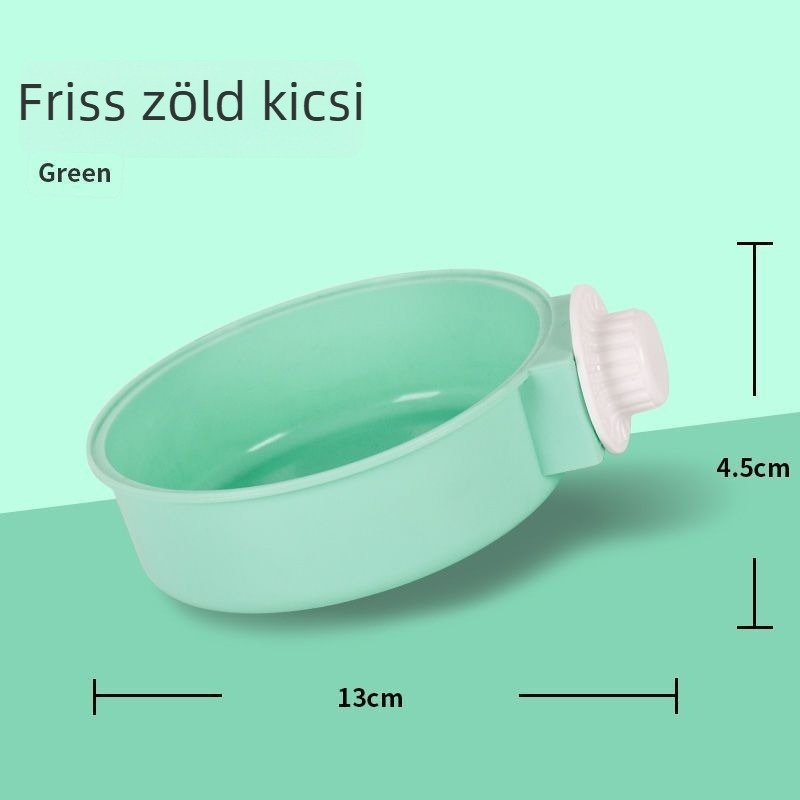Rozsdamentes acélból készült háziállat tál — egyetlen tál ételnek és víznek macskáknak és kutyáknak, függő vagy rögzített tartóval.