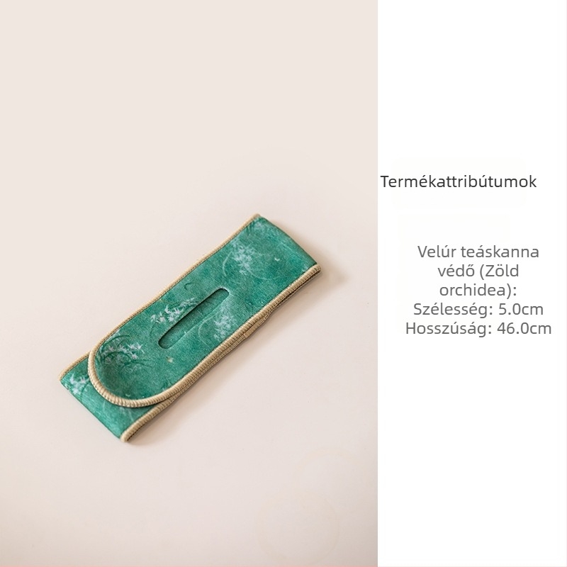 Sitaozhai velúr teáskanna és tál védőszalag, textil tea készlet kiegészítő, szabadtéri utazásokhoz