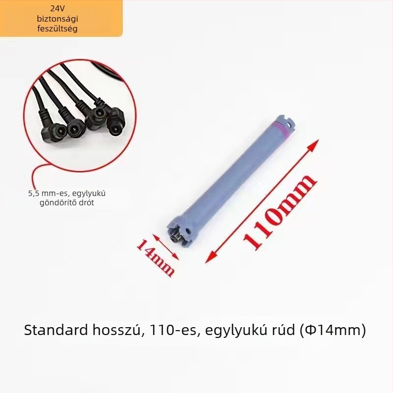24V-os egynyílású digitális melegítő hajformázó rúd, 5,5 mm átmérő, vízálló és robbanásbiztos, fodrászati szalonhoz