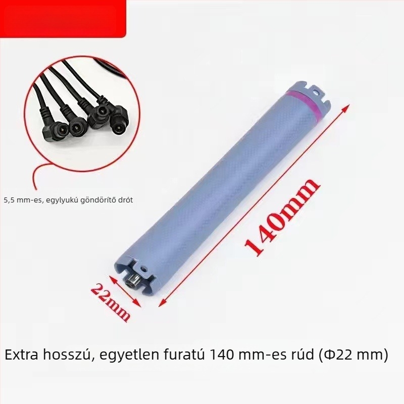24V-os egynyílású digitális melegítő hajformázó rúd, 5,5 mm átmérő, vízálló és robbanásbiztos, fodrászati szalonhoz