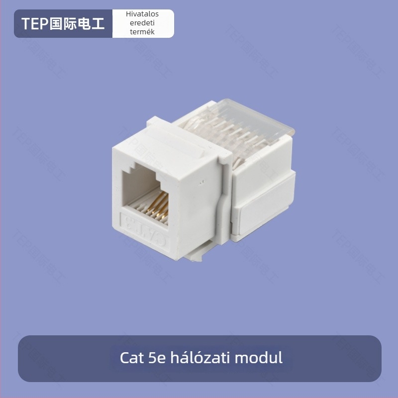 TEP 86-típusú falra szerelhető Cat6/Cat7 Ethernet hálózati panel – otthon és tárgyaló