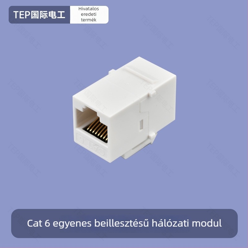 TEP 86-típusú falra szerelhető Cat6/Cat7 Ethernet hálózati panel – otthon és tárgyaló