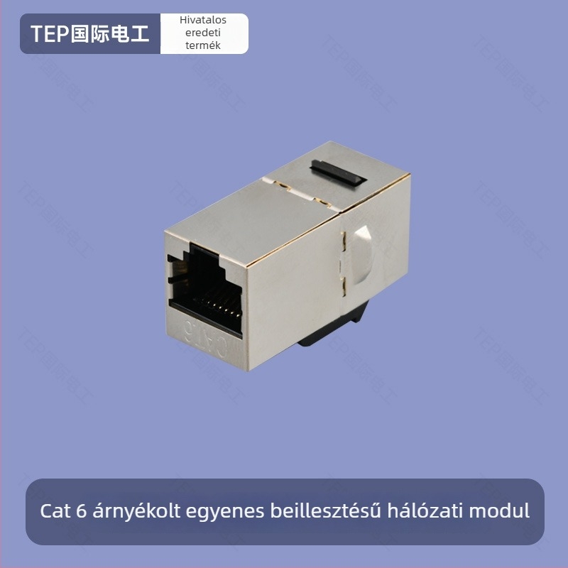 TEP 86-típusú falra szerelhető Cat6/Cat7 Ethernet hálózati panel – otthon és tárgyaló