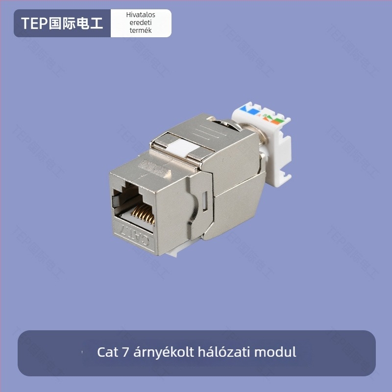 TEP 86-típusú falra szerelhető Cat6/Cat7 Ethernet hálózati panel – otthon és tárgyaló