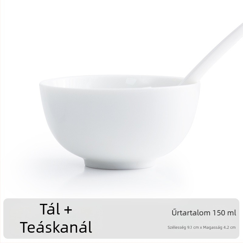 QS-tanúsítványos oolong teás kóstolócsésze fehér porcelán fedéllel, levelek értékelésére és oktatásra; logóval ellátható