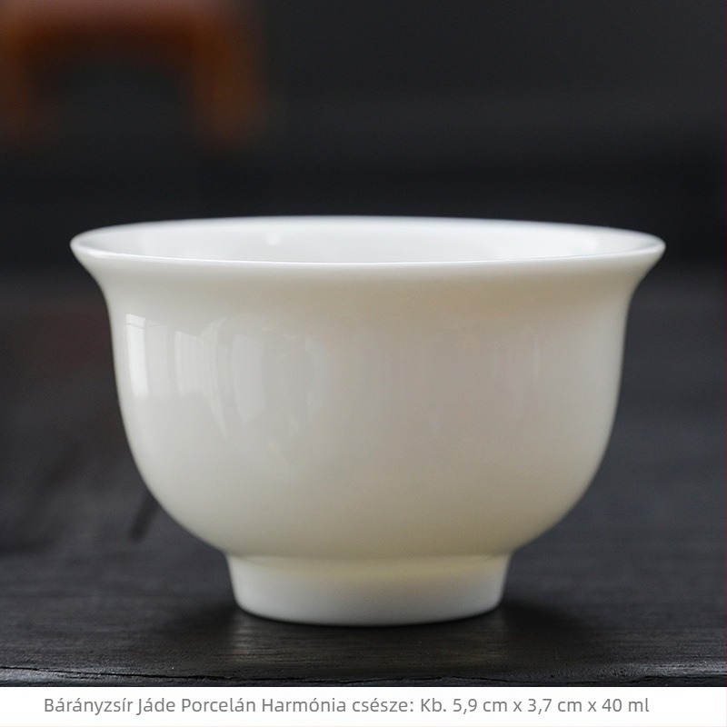 Porcelán teáscsésze kínai stílusban, otthoni és irodai használatra