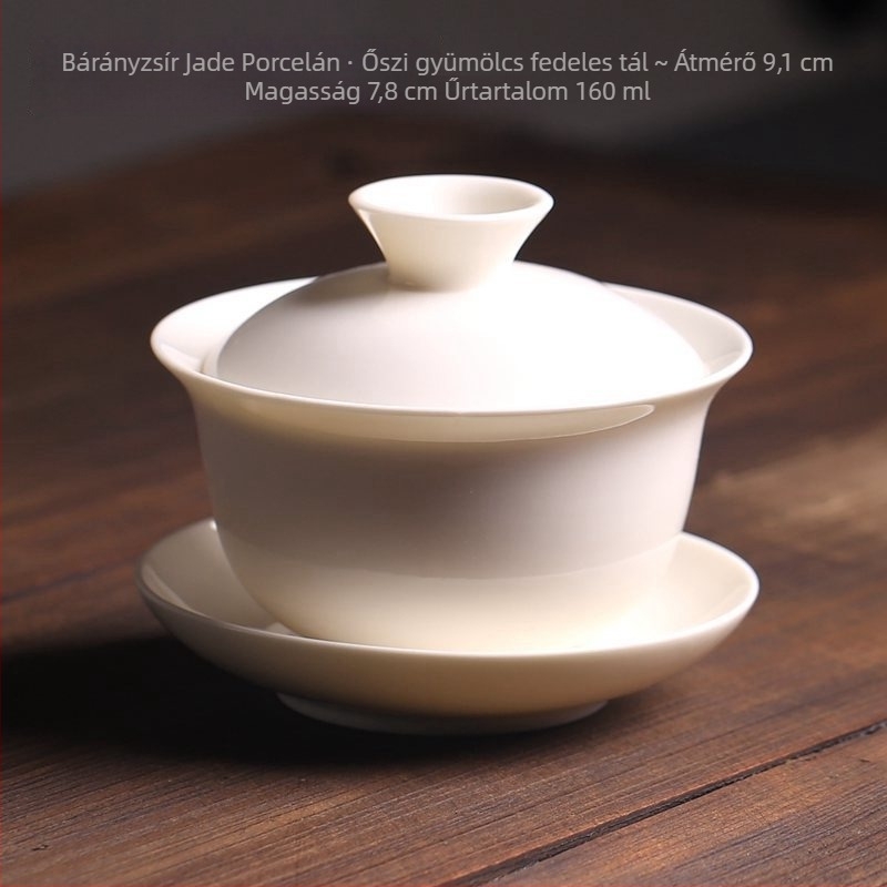 Porcelán teáscsésze kínai stílusban, otthoni és irodai használatra