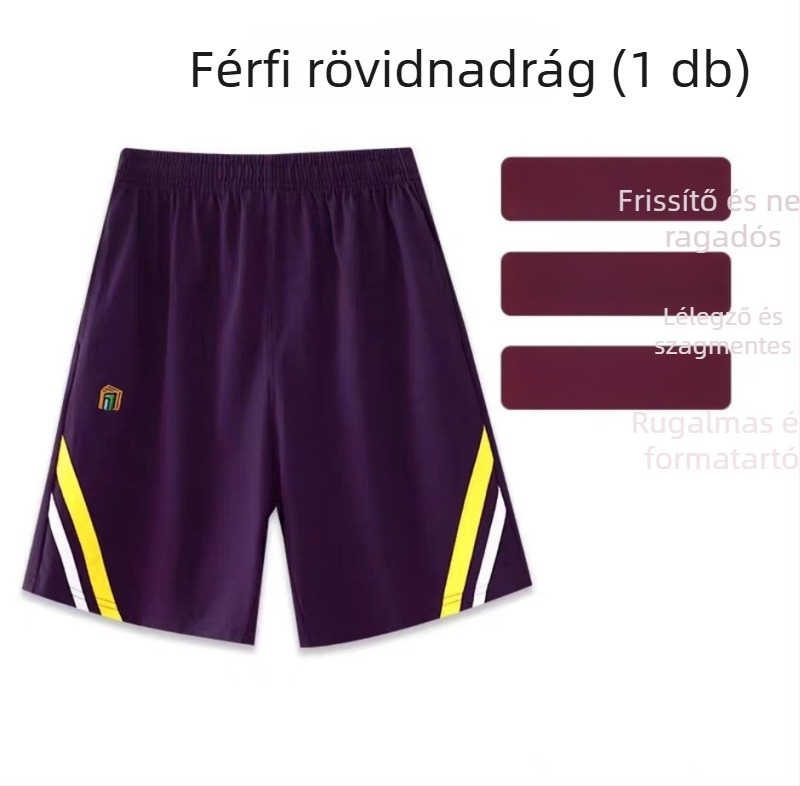 Vékony pamutból készült iskolai uniformis szett, őszre, két rész: rövid ujjú felső és hosszú nadrág, uniszex