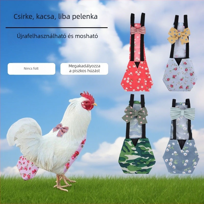 Nagy méretű madárürülék-zacskók, csirke-, fácán- és kacsa pelusok, valamint vizeletbetétek