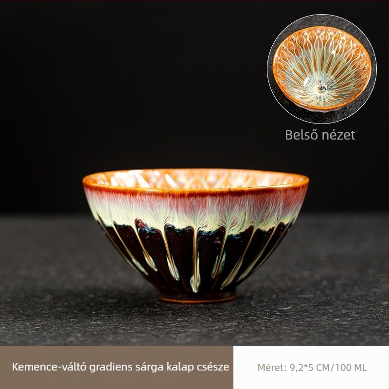 Porcelán teáscsésze, kerámia teás pohár — egyedi darab otthoni dekorációhoz