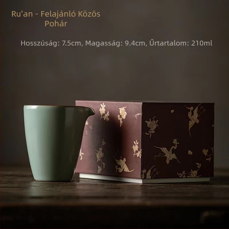 Kerámia tea ceremónia kiegészítők: teát elválasztó fogantyúval és szervírozócsésze otthoni használatra