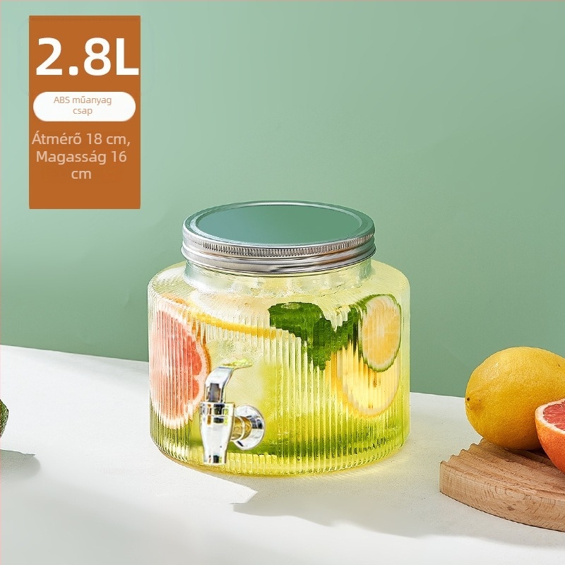 Okins üvegből készült hideg víz kancsó, nagy kapacitás, otthoni használatra, modern minimalista dizájn