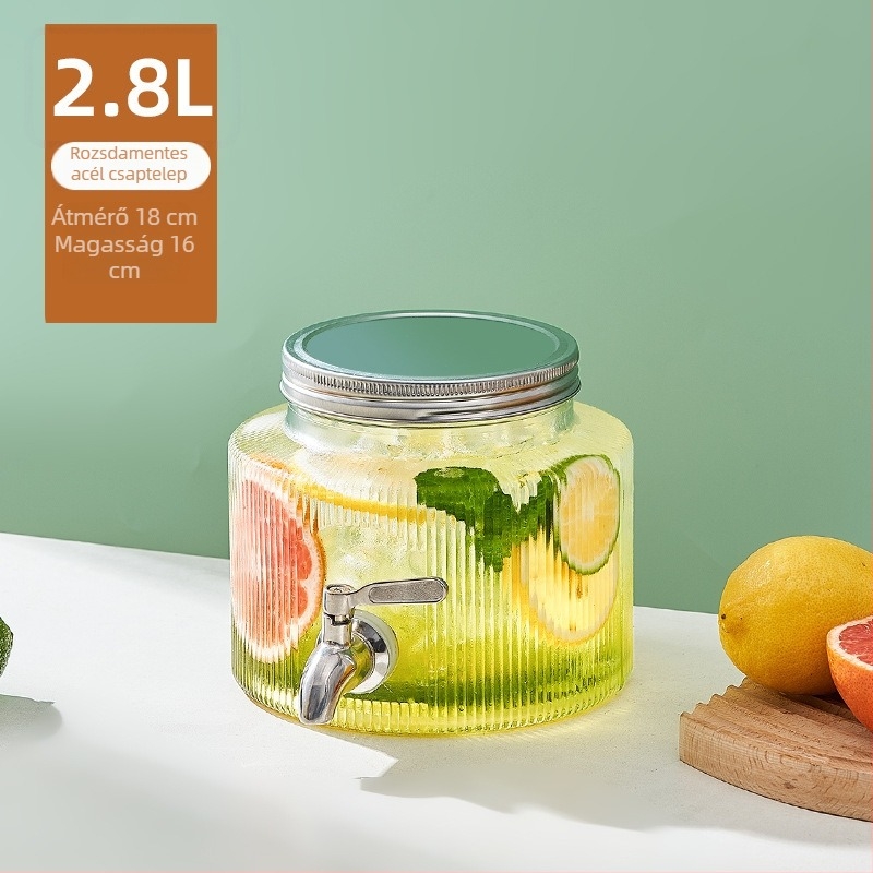 Okins üvegből készült hideg víz kancsó, nagy kapacitás, otthoni használatra, modern minimalista dizájn