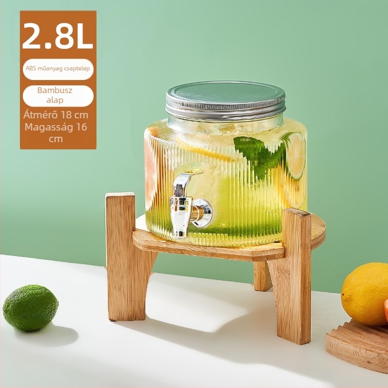 Okins üvegből készült hideg víz kancsó, nagy kapacitás, otthoni használatra, modern minimalista dizájn