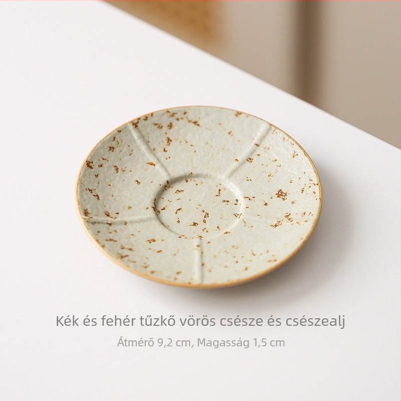Kék‑fehér porcelán teáscsésze fekete tea számára, luxus, egy darab személyes használatra