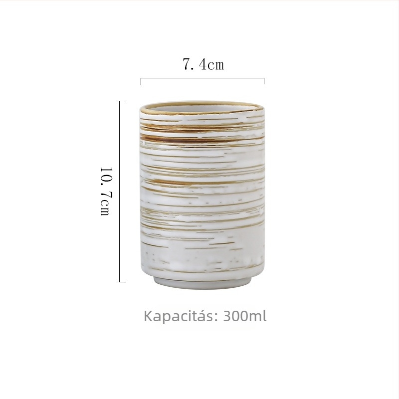 Japán stílusú porcelán teáscsésze, sushi csésze, retro kis teáscsésze, irodai teáscsésze, leveses pohár