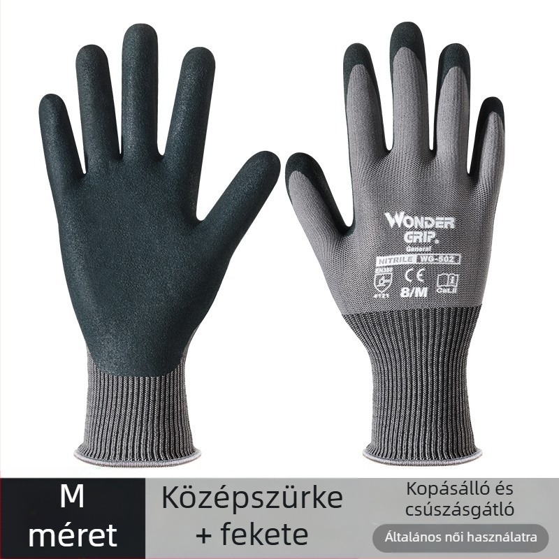 Kertészeti védőkesztyűk: csúszásmentesek, perforáció- és vágásállóak, kopásállóak és légáteresztőek