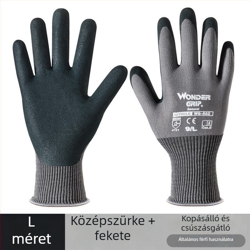 Kertészeti védőkesztyűk: csúszásmentesek, perforáció- és vágásállóak, kopásállóak és légáteresztőek