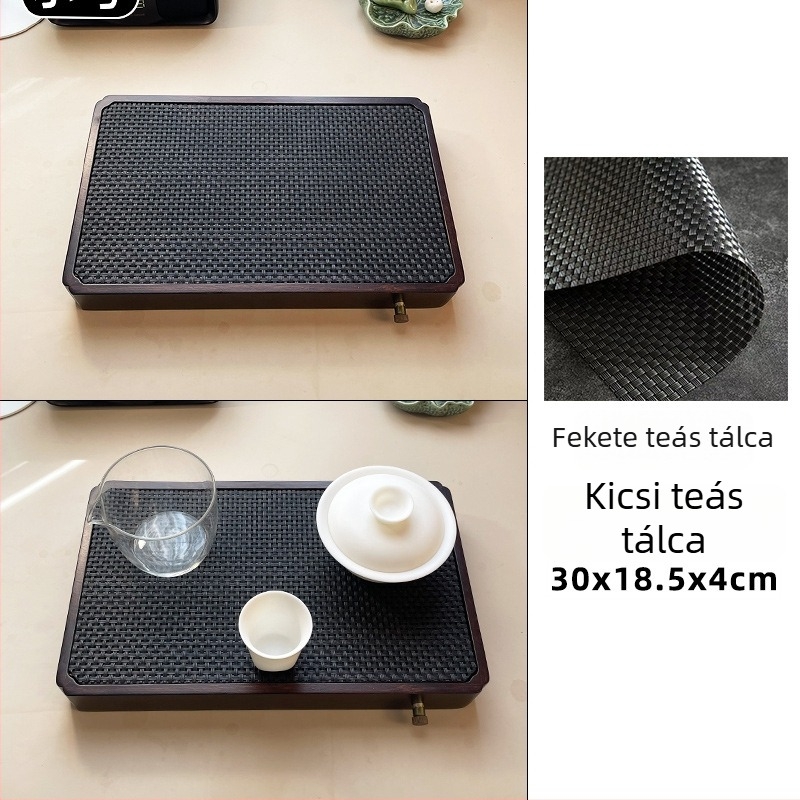 Minimalista és stílusos teás tálca otthoni használatra víz tároló funkcióval Wen Ding teás tálca [Mountain Mist]