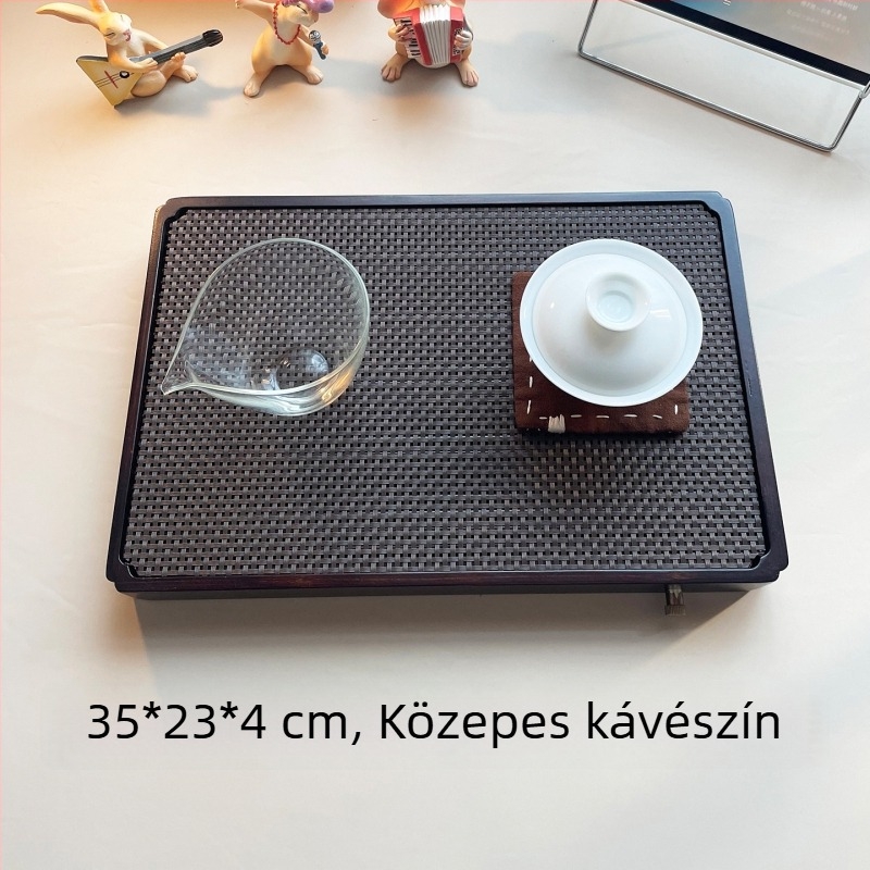 Minimalista és stílusos teás tálca otthoni használatra víz tároló funkcióval Wen Ding teás tálca [Mountain Mist]
