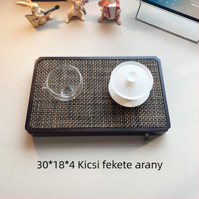 Minimalista és stílusos teás tálca otthoni használatra víz tároló funkcióval Wen Ding teás tálca [Mountain Mist]