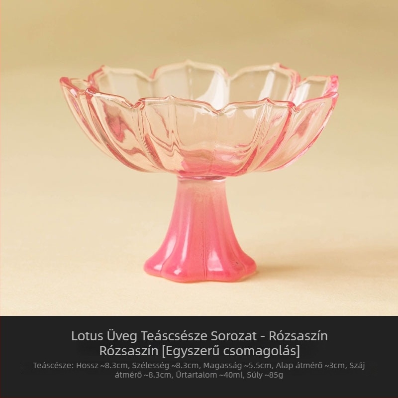 Glazúrozott pasztell színű magas talpú teáscsésze aromás pohárral és rizsbor és soju poharakkal – elegáns üveg