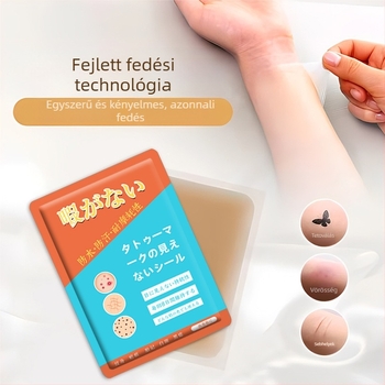 Sebek és anyajegyek álcázó tapasz – láthatatlan tetoválás fedő, bőrszínhez igazodó, félpermanens
