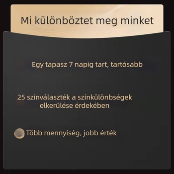 Sebek és anyajegyek álcázó tapasz – láthatatlan tetoválás fedő, bőrszínhez igazodó, félpermanens