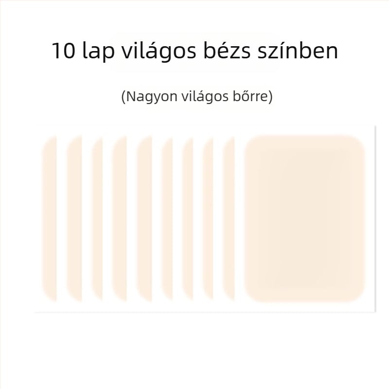 Sebek és anyajegyek álcázó tapasz – láthatatlan tetoválás fedő, bőrszínhez igazodó, félpermanens