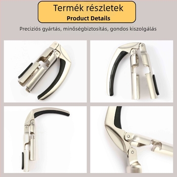 Pezsgőüveg nyitó, cinkötvözetből, borászati kiegészítő