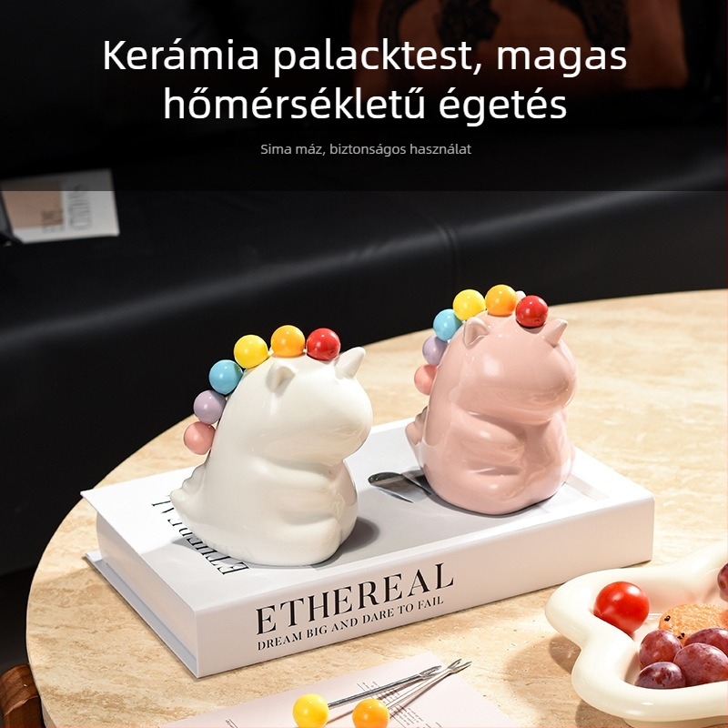 Otthoni használatra szánt rozsdamentes acél gyümölcsvilla készlet, elegáns megjelenés, aranyos stílus, desszertvillák tálalásához