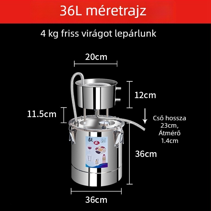 Kompakt otthoni desztilláló – kis méretű desztillációs berendezés