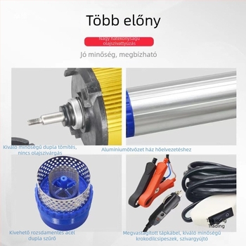 Otthoni használatra szánt elektromos borpumpa, 12V, rozsdamentes acélból, teljesen automata