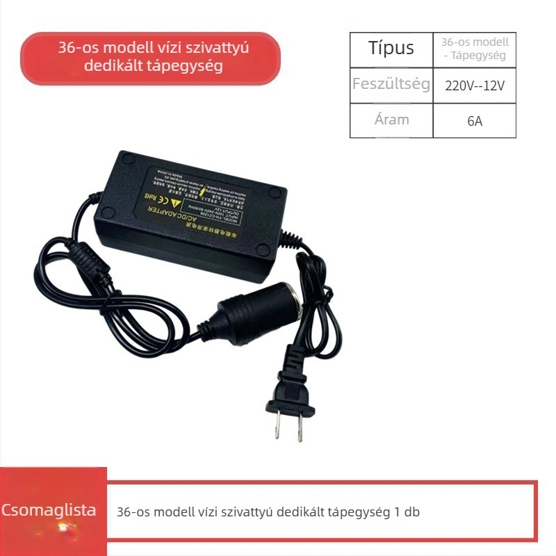 Otthoni használatra szánt elektromos borpumpa, 12V, rozsdamentes acélból, teljesen automata