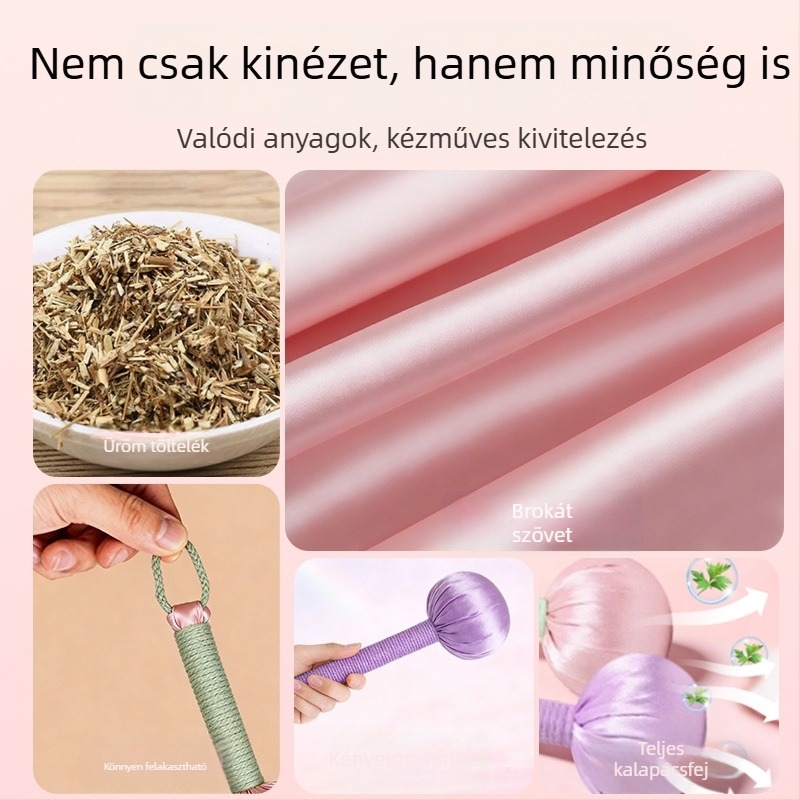 Mugwort kalapács idős személyeknek — meridián masszázs egészségügyi eszköz, Anyák napi ajándék, testreszabható
