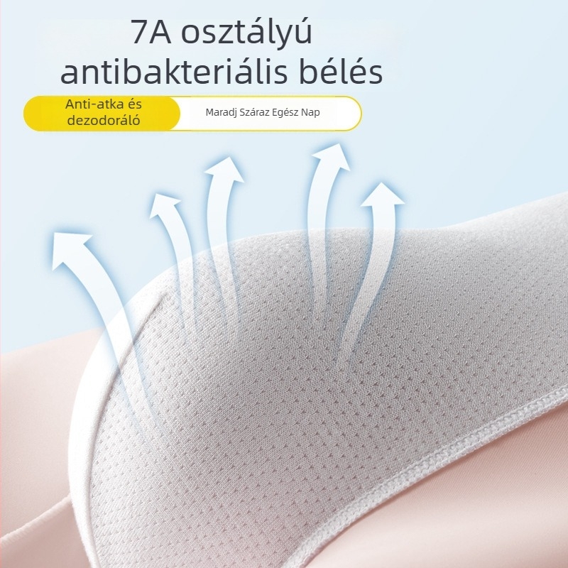 Férfi ultra vékony Ice Silk alsónemű, varrat nélküli boxer brief, nude színben, kényelmes és lélegző