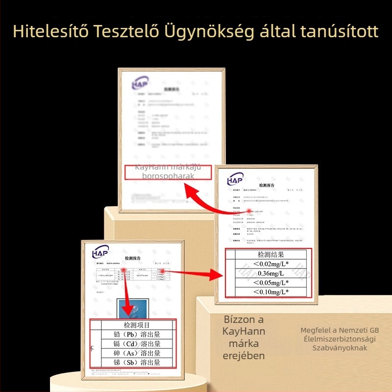 Burgundi vörösboros pohárkészlet bőrtokban forgó dekantőrrel és gyémántokkal díszített poharakkal