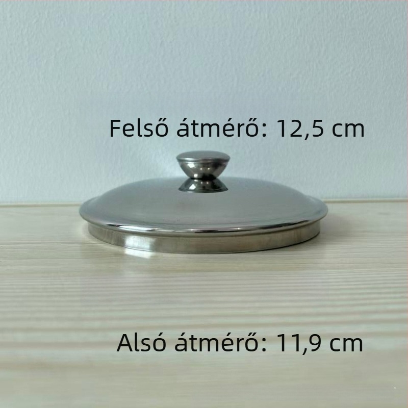 304 rozsdamentes acél pohár-/bögrefedél, univerzális fedél teához és pohárhoz, körkörös porvédett fedél, tartós és ütésálló